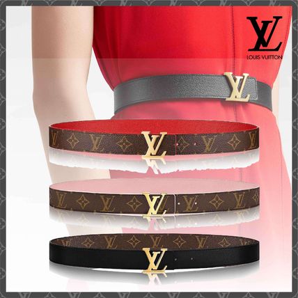 Louis Vuitton Monogram Unisex Leather Logo Belts M9453V M9498V M9052V 