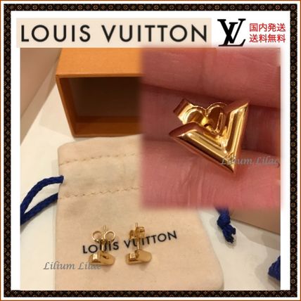 Louis Vuitton 2018 19AW Essential V Stud Earrings M68153 