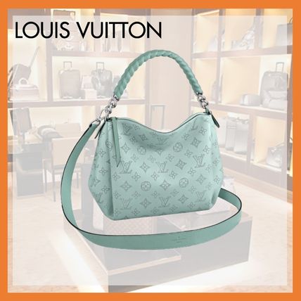 Louis Vuitton MAHINA 2020 SS Monogram 3WAY Chain Leather Elegant Style Crossbody Logo M55907 