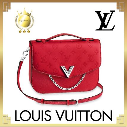 Louis Vuitton 2020 SS Monogram Casual Style 2WAY Plain Leather Party Style 