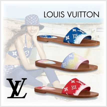 Louis Vuitton LOCKIT 2020 SS Lv Escale Lock It Flat Mule 1A7TP0 1A7TNC 1A7TO6 