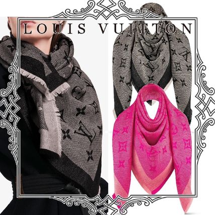 Louis Vuitton MONOGRAM 2020 21AW Monogram Casual Style Unisex Wool Silk Street Style Bi color M73676 M73677 