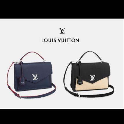 Louis Vuitton MY LOCKME Casual Style 2WAY Plain Office Style Elegant Style Crossbody 