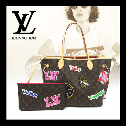 Louis Vuitton MONOGRAM Monogram Casual Style Leather Elegant Style Totes 