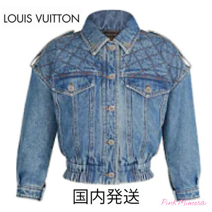 Louis Vuitton 2020 SS Quilted Denim Jacket 1A62BI 