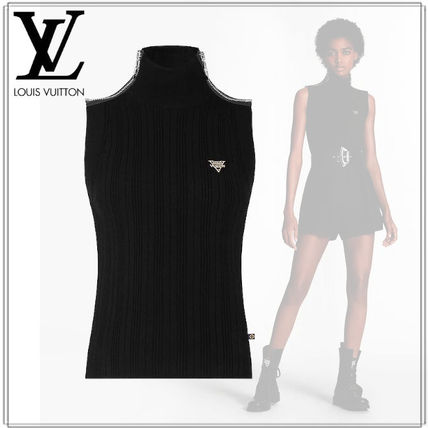 Louis Vuitton 2020 SS Casual Style Cashmere Sleeveless Plain Tanks  Camisoles 1A638V1A638W1A638X1A638Y 