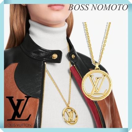 Louis Vuitton Costume Jewelry Casual Style Chain Party Style Elegant Style M64281 