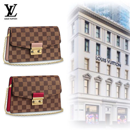 Louis Vuitton DAMIER 3WAY Leather Shoulder Bags N60288 N60287 