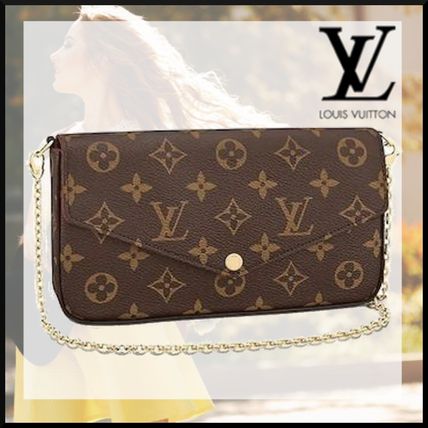 Louis Vuitton 2019 20AW Monogram Casual Style Leather Crossbody Logo Shoulder Bags M61276 