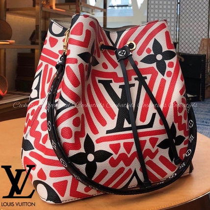Louis Vuitton NEONOE 2020 21AW Monogram Canvas 2WAY Leather Crossbody Logo Shoulder Bags M45362 