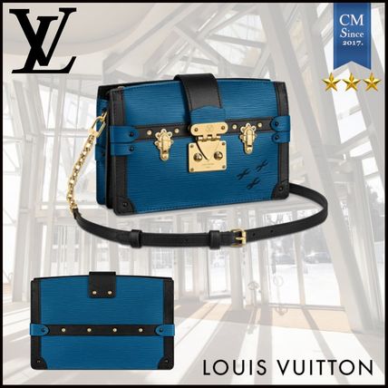 Louis Vuitton 2020 SS Calfskin Lambskin 2WAY Leather Crossbody Logo Clutches 
