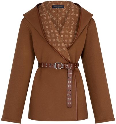 Louis Vuitton 2020 21AW Short Monogram Wool Plain Elegant Style Logo Peacoats 