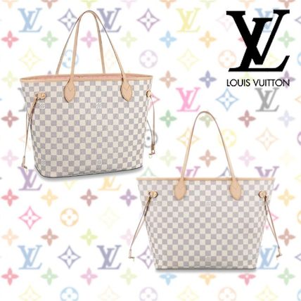Louis Vuitton Canvas 2WAY Leather Totes N41361 N41605 