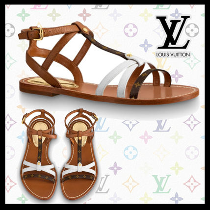 Louis Vuitton Casual Style Street Style Leather Sandals