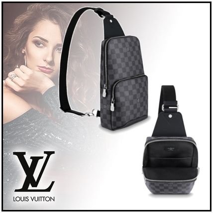 Louis Vuitton DAMIER GRAPHITE Shoulder Bags N41719 
