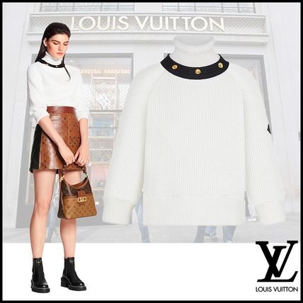 Louis Vuitton Short Casual Style Wool Nylon Long Sleeves Plain 1A8391 