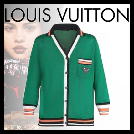Louis Vuitton 2020 Cruise Cardigan With Striped Ribbed Hems 1A61QV 