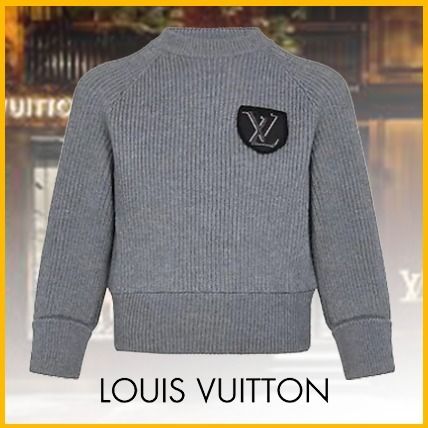 Louis Vuitton 2020 21AW Short Casual Style Wool Long Sleeves Plain Elegant Style 1A839F 