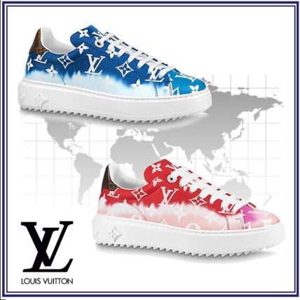 Louis Vuitton 2020 SS Monogram Blended Fabrics Low Top Sneakers 