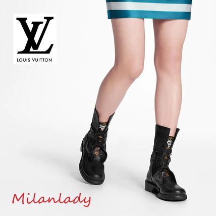 Louis Vuitton Plain Leather Boots Boots 1A64V8 