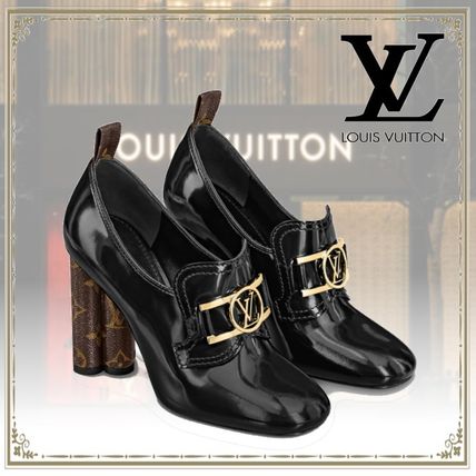 Louis Vuitton 2020 SS Monogram Elegant Style Logo High Heel Pumps  Mules 