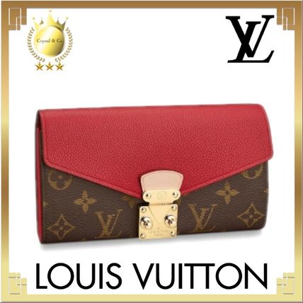 Louis Vuitton PALLAS 2020 SS Monogram Calfskin Canvas Bi color Plain Leather Logo 