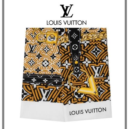 Louis Vuitton 2020 21AW Silk Elegant Style Logo Lightweight Scarves  Shawls M76494 
