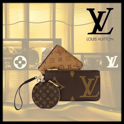 Louis Vuitton 2020 SS Monogram Calfskin Logo Pouches  Cosmetic Bags M68756 