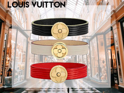 Louis Vuitton Bangles Casual Style Leather Elegant Style Bracelets M6531E M6532E M6533E 
