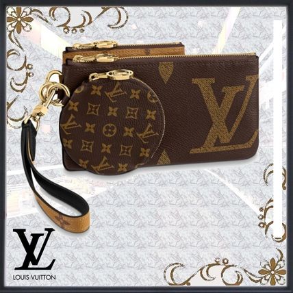 Louis Vuitton 2020 21AW Monogram Logo Folding Wallets M68756 