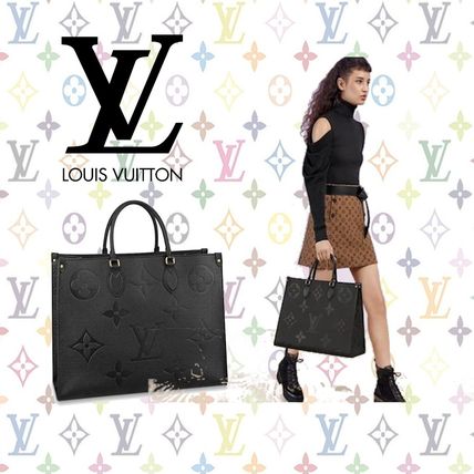 Louis Vuitton 2020 SS Leather Logo Totes M44925 