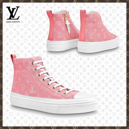 Louis Vuitton MONOGRAM 2020 SS Monogram Plain Toe Casual Style Blended Fabrics Street Style 1A6835 