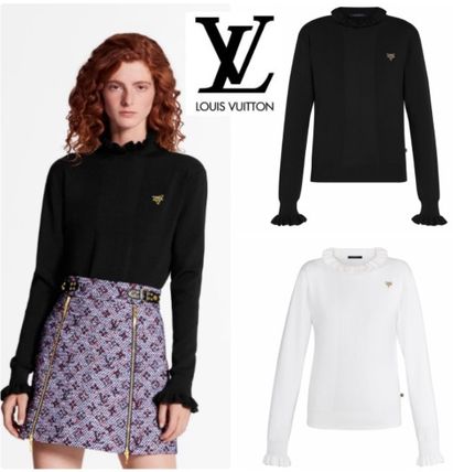 Louis Vuitton 2020 SS Pullover With Frills Details 1A61H5 1A61GR 
