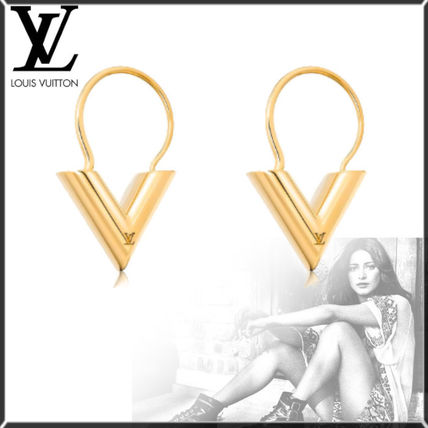 Louis Vuitton MONOGRAM Casual Style Party Style Elegant Style Earrings M61088 