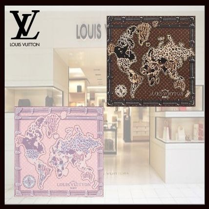 Louis Vuitton 2020 SS Monogram Casual Style Silk Other Animal Patterns M70775 M70774 