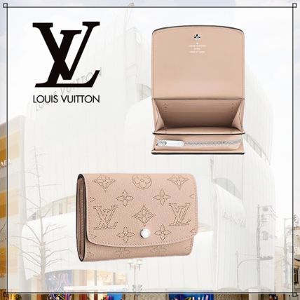 Louis Vuitton Leather Folding Wallet Small Wallet Folding Wallets M62541 