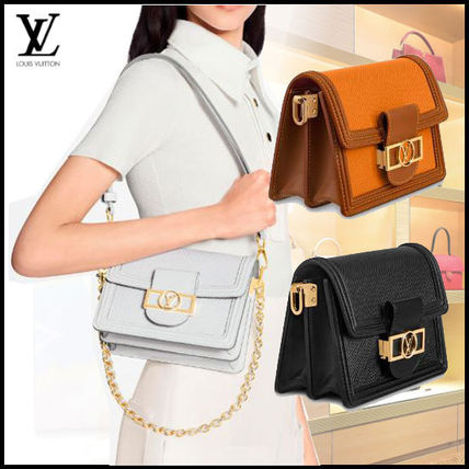 Louis Vuitton EPI 2020 SS Blended Fabrics 3WAY Bi color Chain Leather Elegant Style 
