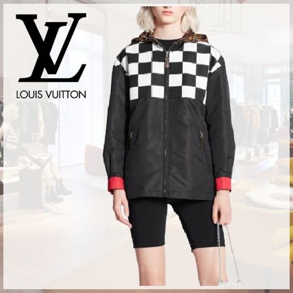 Louis Vuitton Other Plaid Patterns Monogram Nylon Long Sleeves Logo 