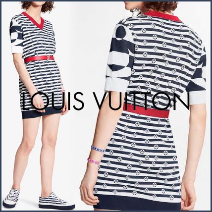 Louis Vuitton MONOGRAM 2020 SS Lv Escale Sailor Style Dress 1A7TH3 