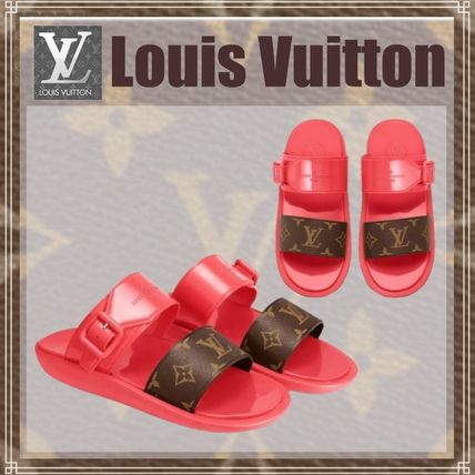 Louis Vuitton 2020 SS Monogram Party Style Office Style Logo Sandals 1A66XN 