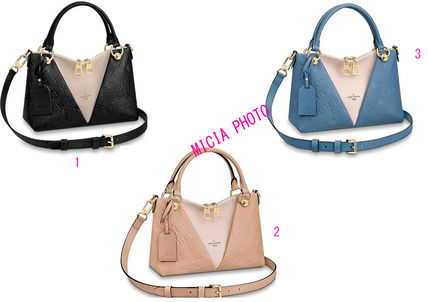 Louis Vuitton V 2019 SS Monogram Leather Elegant Style Crossbody Handbags 