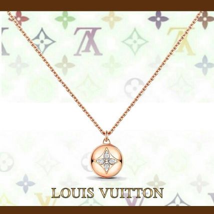 Louis Vuitton 2020 SS B Blossom Pendant Pink Gold White Gold And Diamonds Q93748 