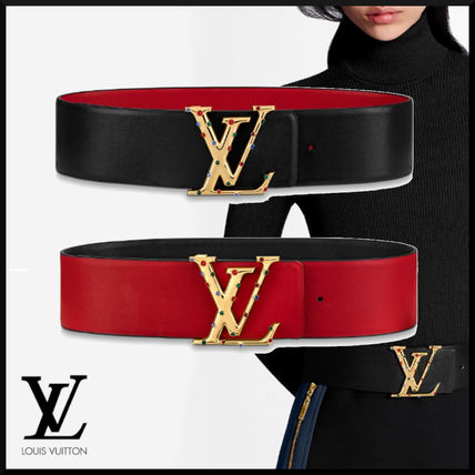 Louis Vuitton 2020 SS Plain Leather Logo Belts M0239W 