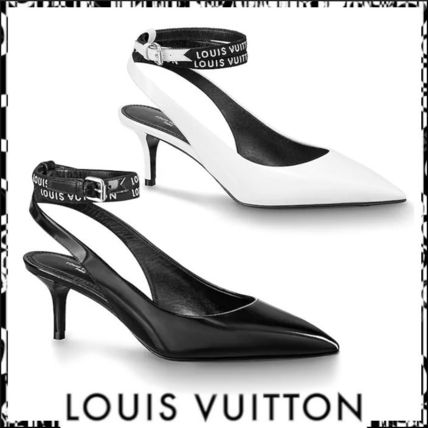 Louis Vuitton 2020 SS Casual Style Plain Leather Pin Heels Party Style 1A4WXK 1A4WX5 