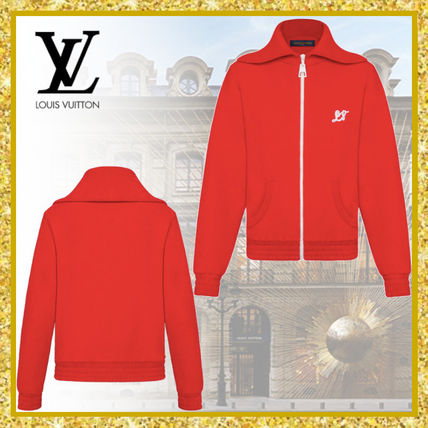 Louis Vuitton 2020 21AW Long Sleeved Red Lv Zip Jacket 1A83F2 