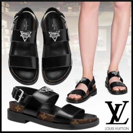 Louis Vuitton MONOGRAM 2020 Cruise Monogram Open Toe Casual Style Sport Sandals Flip Flops 1A6788 