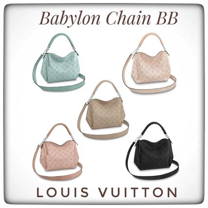 Louis Vuitton MAHINA 2020 SS Casual Style 2WAY Bi color Leather