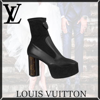 Louis Vuitton MONOGRAM 2020 SS Monogram Leather Boots Boots 1A7U7S 