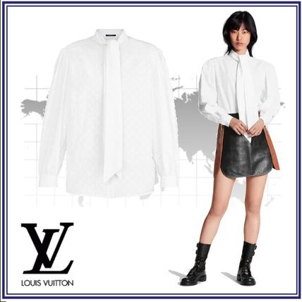 Louis Vuitton 2020 SS Monogram Casual Style Blended Fabrics Long Sleeves Cotton 