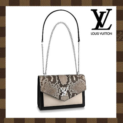 Louis Vuitton MY LOCKME 2019 20AW Casual Style Leather Python Elegant Style Crossbody Logo N97005 